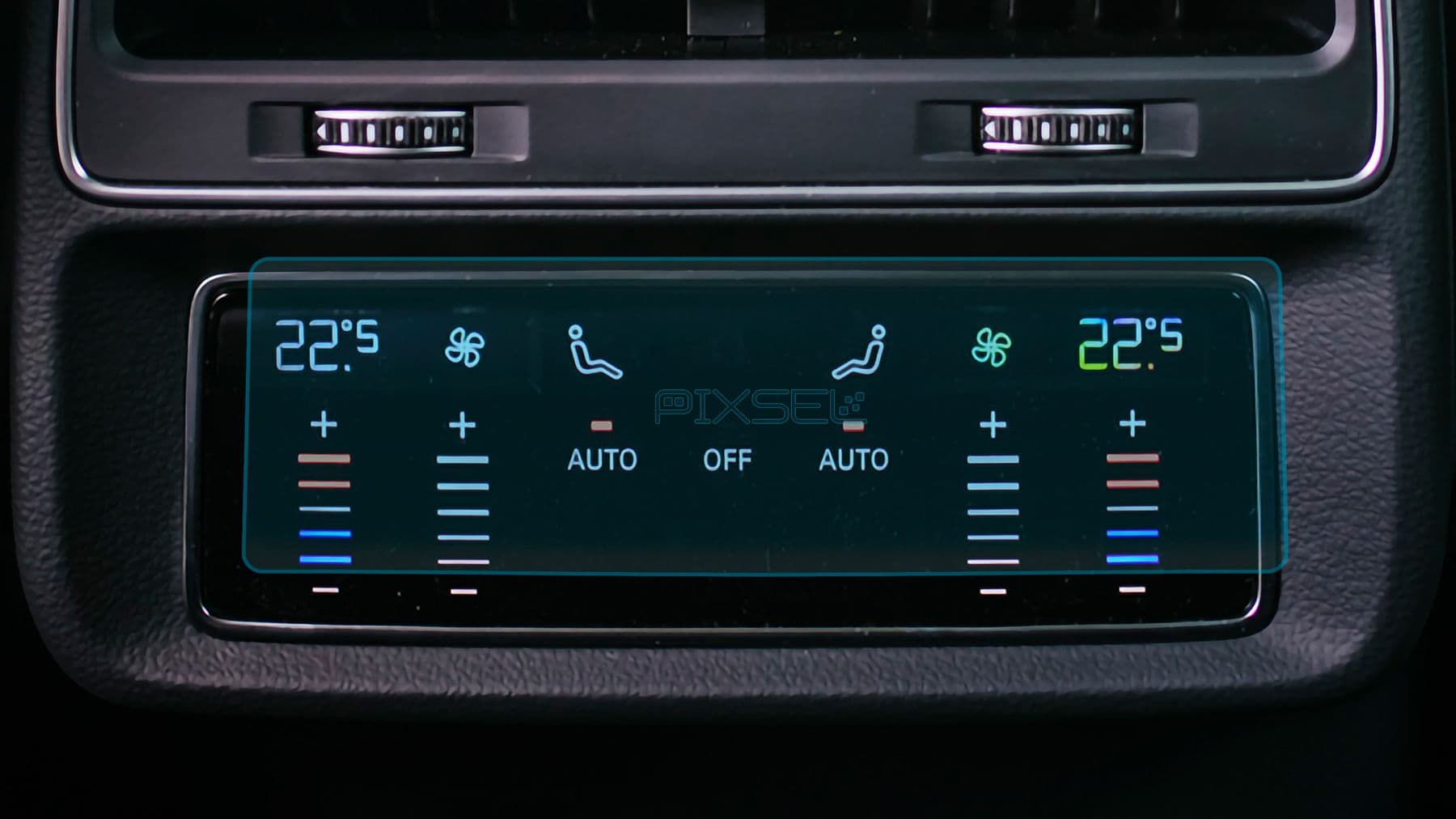 Захисне скло  на задній клімат AUDI Q7 / SQ7 / RSQ7 - 6.6“ 2024 -