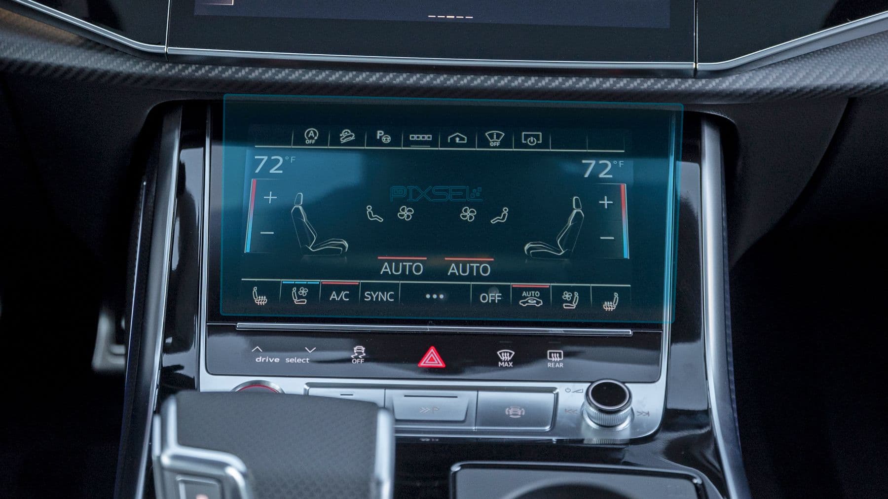 Захисне скло  на клімат AUDI Q7 / SQ7 / RSQ7 - 10.2“ 2024 -