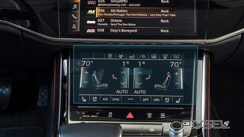 Захисне скло  на клімат AUDI A8 / S8 - 10.2“ 2023 -