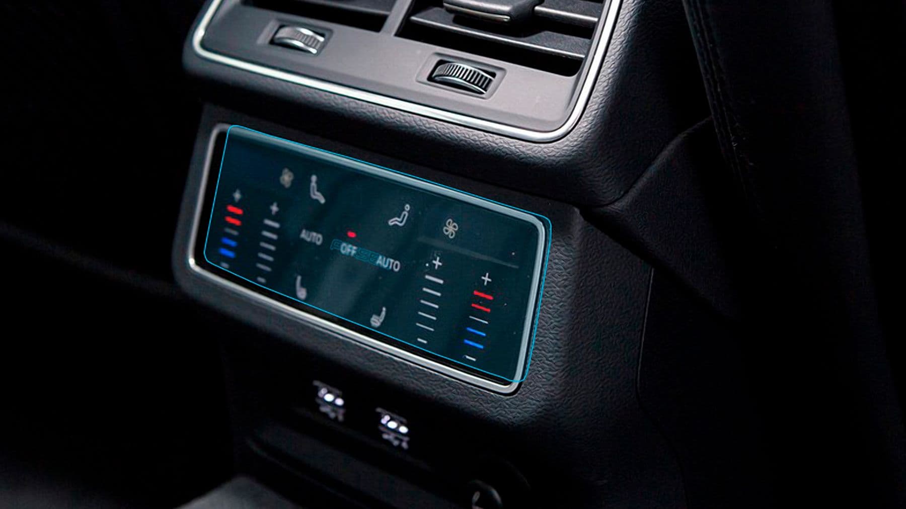 Захисне скло  на задній клімат AUDI Q8 / SQ8 / RSQ8 - 6.6“ 2018 - 2022