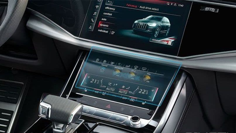 Захисне скло  на клімат AUDI Q8 / SQ8 / RSQ8 - 10.2“ 2018 - 2022