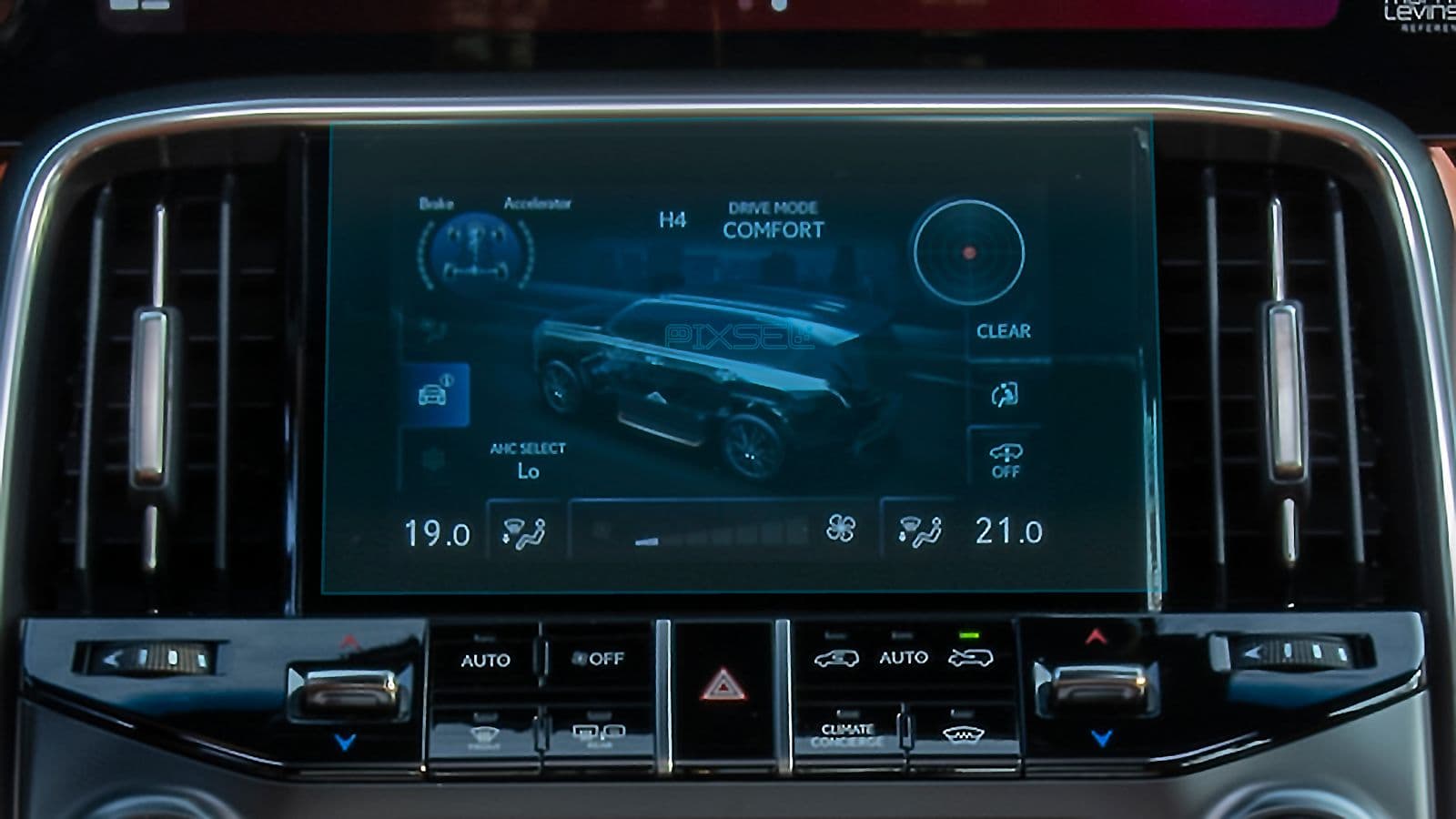 Захисне скло  на клімат LEXUS LX - 8.7“ 2021 -