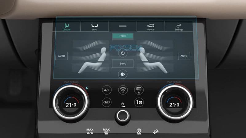 Захисне скло  на клімат LAND ROVER RANGE ROVER EVOQUE - 10.6“ 2019 - 2023
