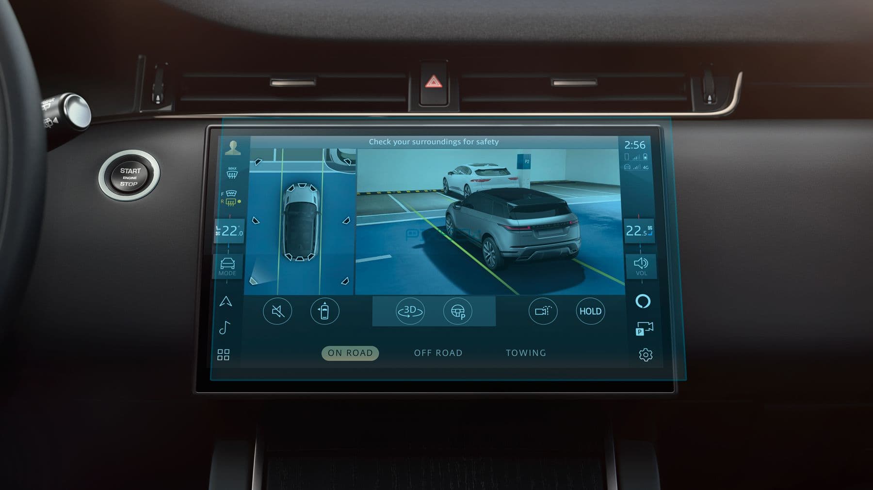 Захисне скло  на монітор LAND ROVER RANGE ROVER EVOQUE - 12.1“ 2023 -